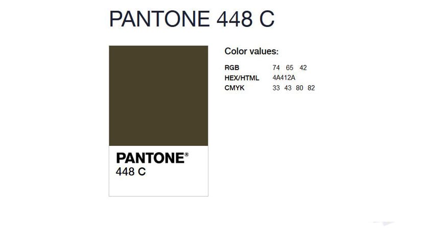 pantone 448c colour